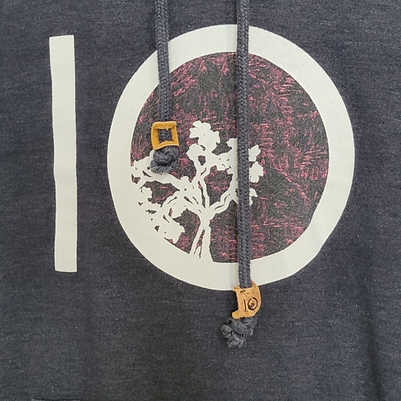 10 tree navy blue hoodie - Picture 2 of 2